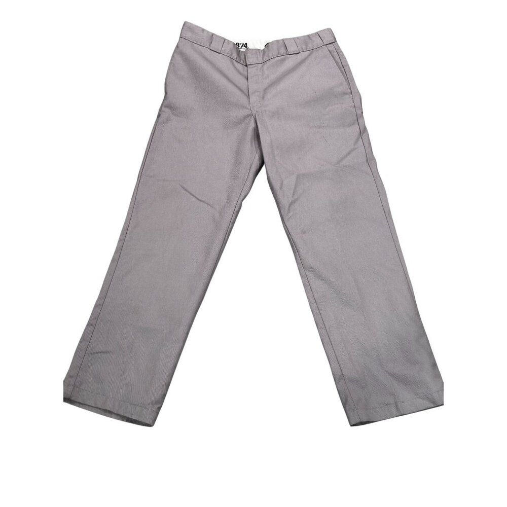 Dickies Mens 874 Original Fit Work Pants Gray Size 34x30 Classic Style